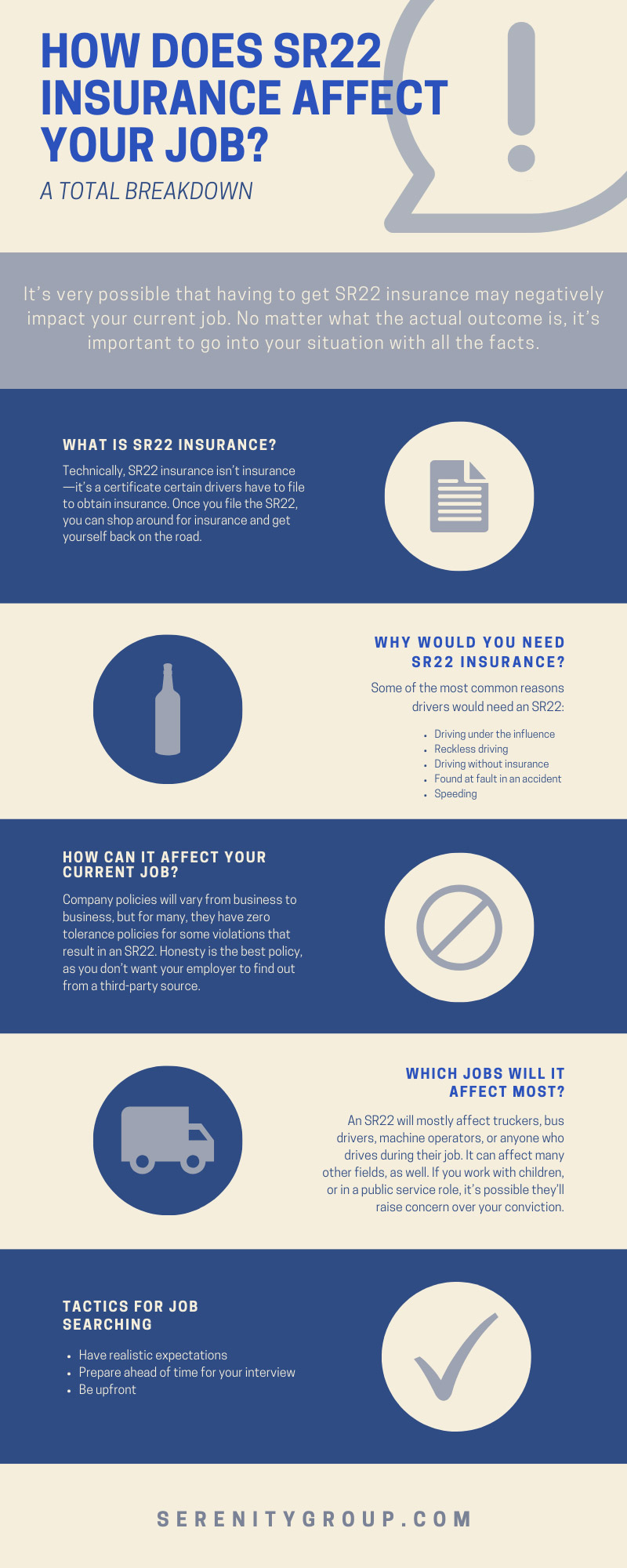 How Does SR22 Insurance Affect Your Job A Total Breakdown infographic