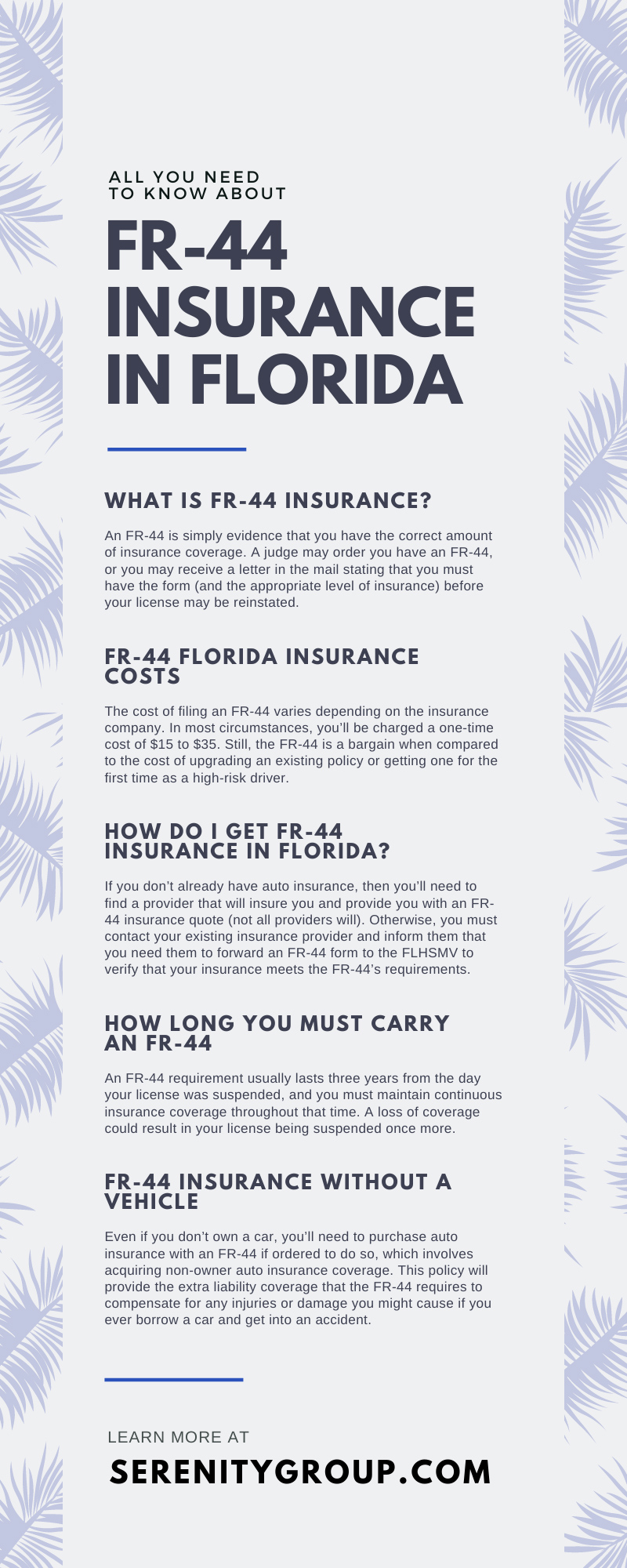 All You Need To Know About FR-44 Insurance in Florida