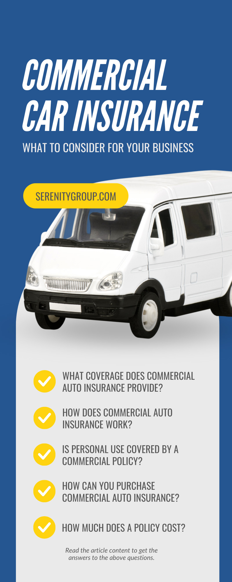 Commercial Car Insurance: What To Consider for Your Business
