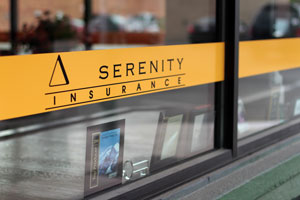Serenity Insurance window